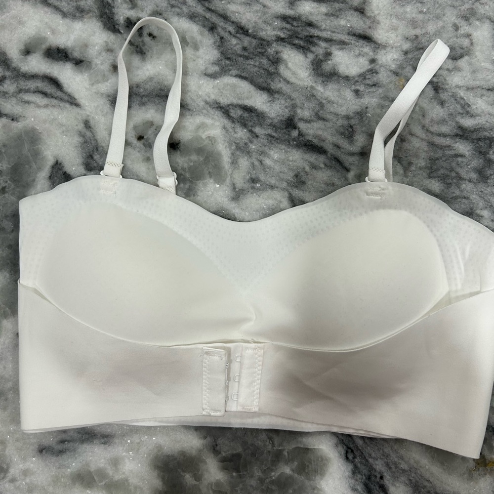 white strapless lifting bra, size Medium